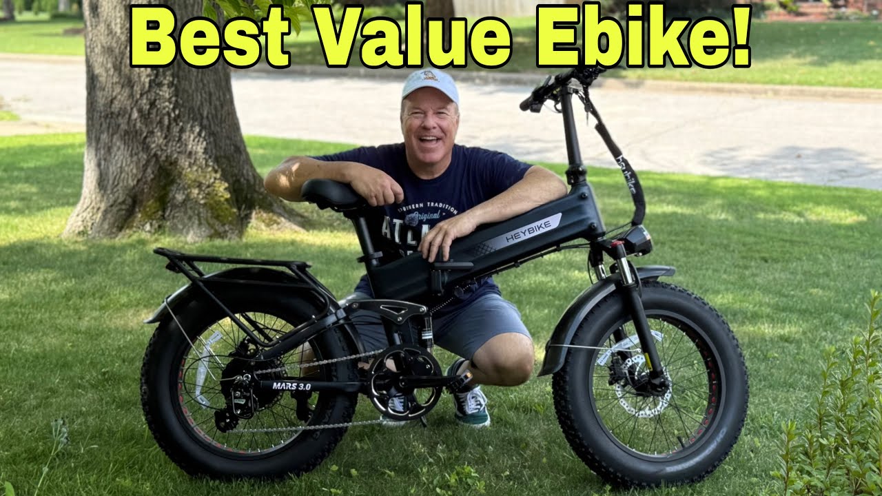 The Best Value Full Suspension & Torque Sensor Folding Fat-tire Ebike from Heybike!!!