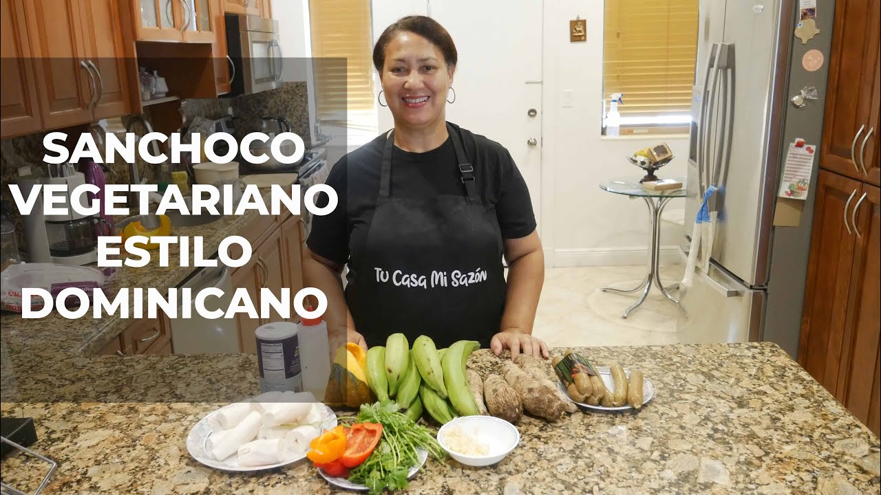 Sancocho Vegetariano Estilo Dominicano| Receta Rapida y Facil con Salchichas Vegetarianas.