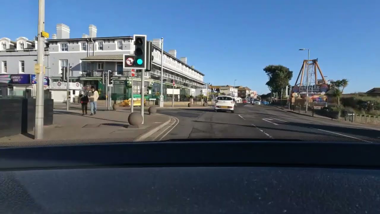 Test Routes | Practicing Parallel Reverse Parking | Driving Around Clacton-on-Sea