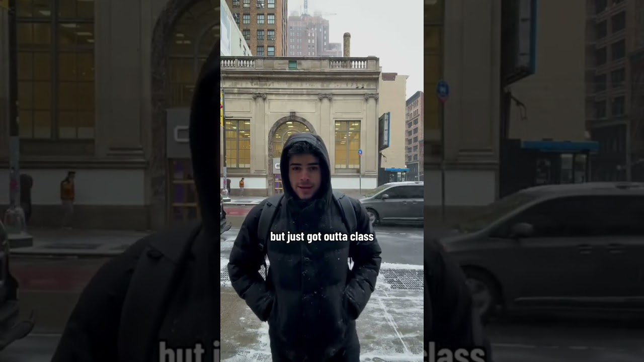 this is the perfect snow day because it&rsquo;s not ruining the commute and its not gray yet #nyc #newyork