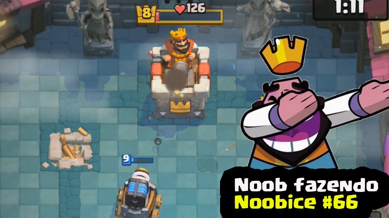 NOOB FAZENDO NOOBICE #66 - MOMENTOS ENGRAÇADOS NO CLASH ROYALE | FUNNY MOMENTS | ULTIMATE FUNNY