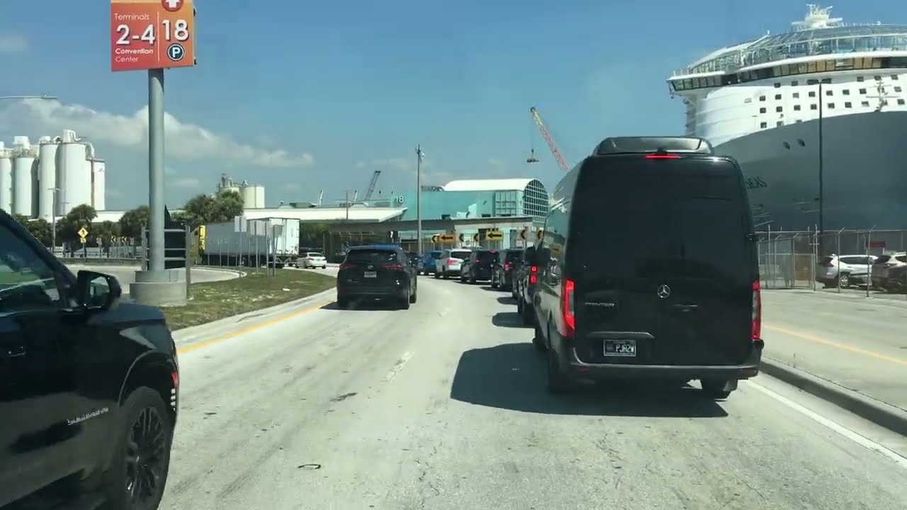 Port Everglades RCL Symphony Of The Seas Shuttle Terminal 18 Drop Off by FloridaShuttleVans.com
