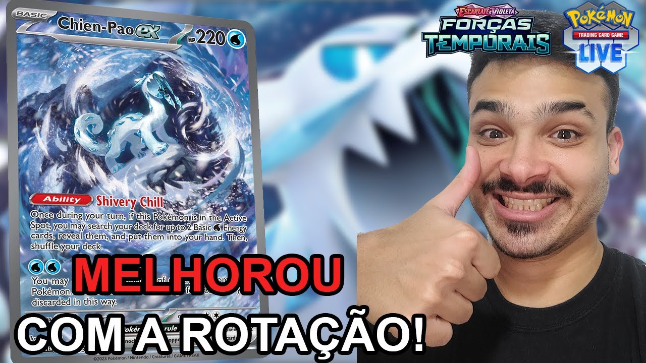 Chien Pao ex continua uma ÓTIMA opção! | Gameplay Pokémon TCG Live