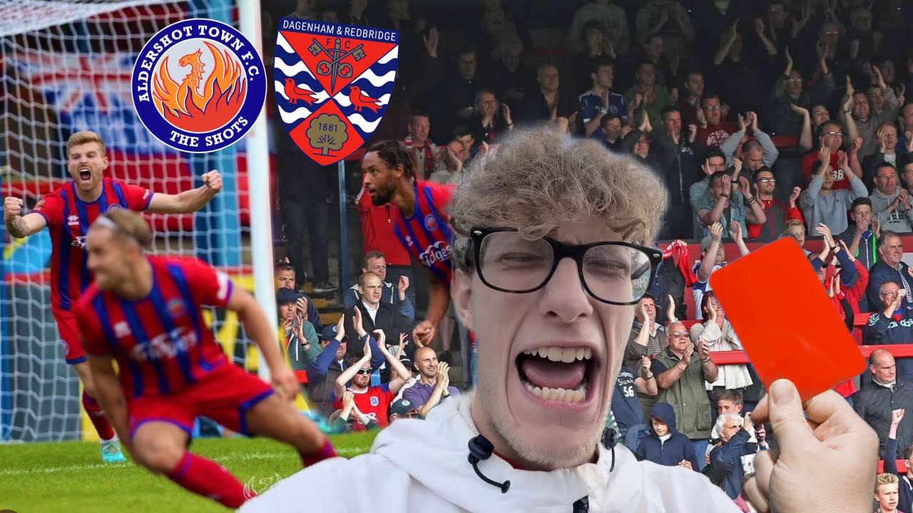 89TH MINUTE WINNER, 5 GOAL THRILLER AND RED CARD DRAMA AS ALDERSHOT BEAT DAGENHAM AND REDBRIDGE