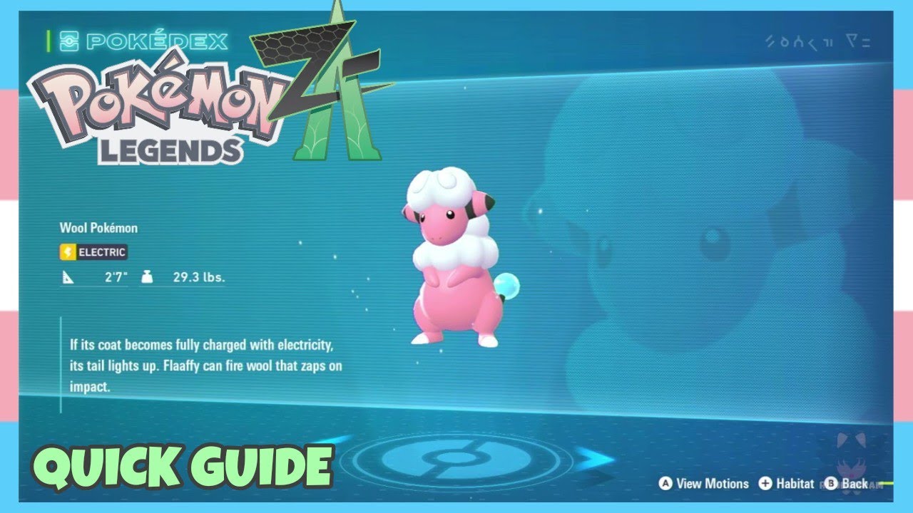 Where To Catch Flaaffy In Pokemon Legends ZA | Location Quick Guide