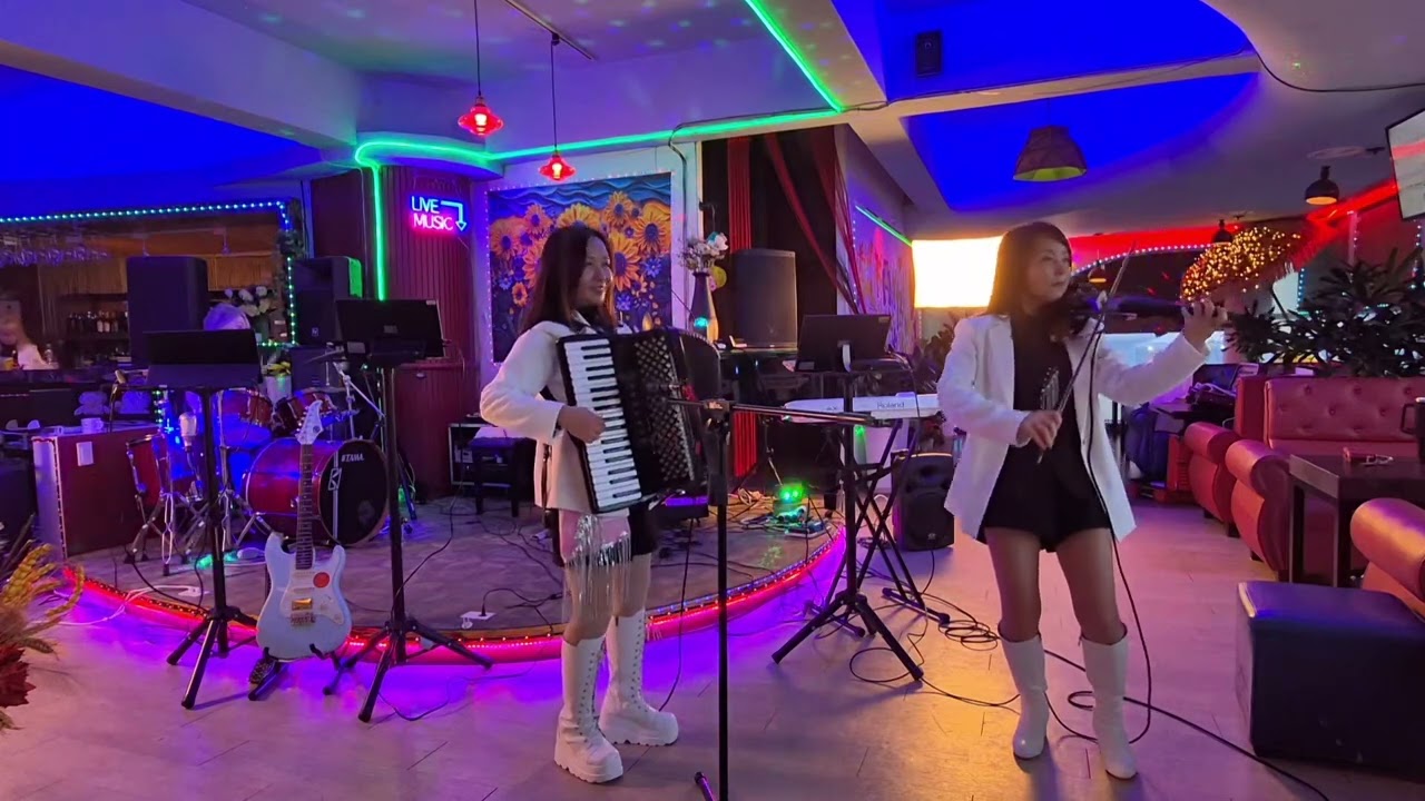 #탐라girls 여성밴드 제목: 섬마을선생님  가수:이미자