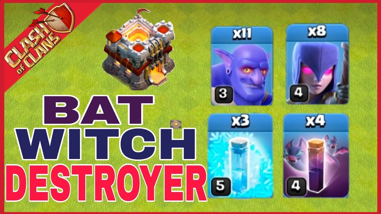 TH11 Bat Witch Destroyer Army | Still the Strongest 3 Star Strategy!