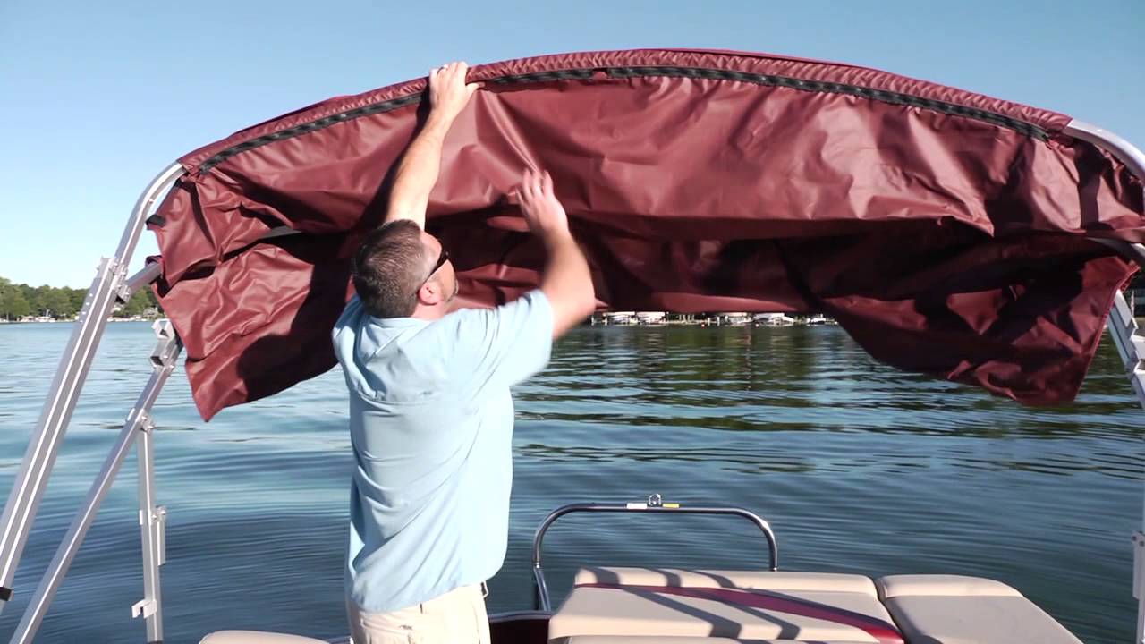 Godfrey Pontoons: How To Put Up A Bimini Top