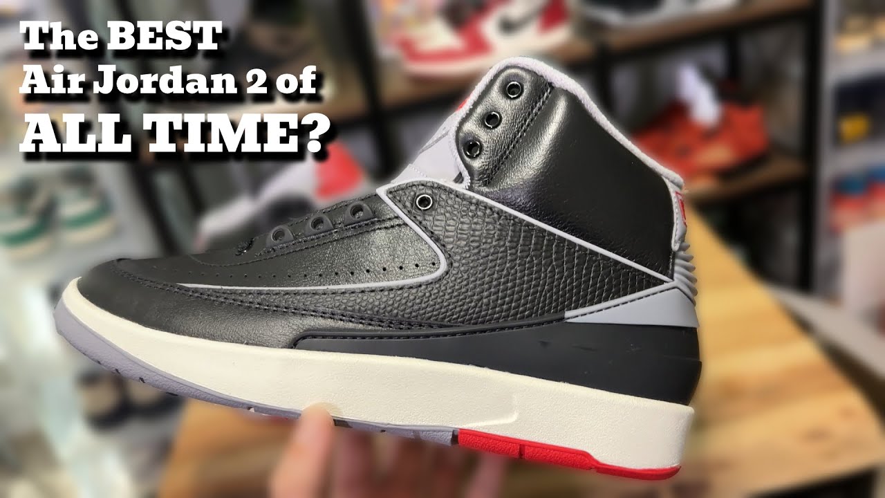 The BEST Air Jordan 2 | AJ2 Black Cement Unboxing & Review