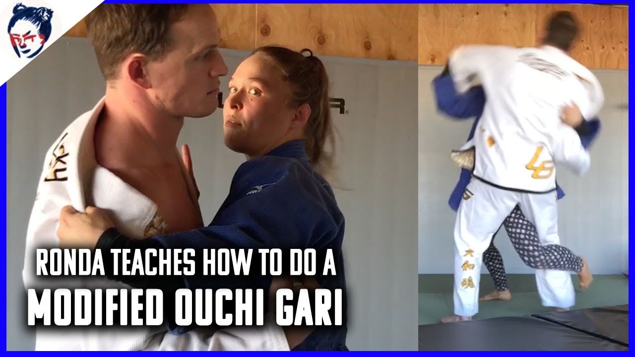 How To Do a Modified Ouchi Gari in Judo | Ronda Rousey's Dojo #20