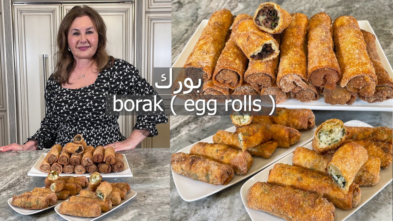 Как легко приготовить тесто для бёрека с начинкой из мяса и сыра. Яичные рулетики из бёрека. Кухн...
