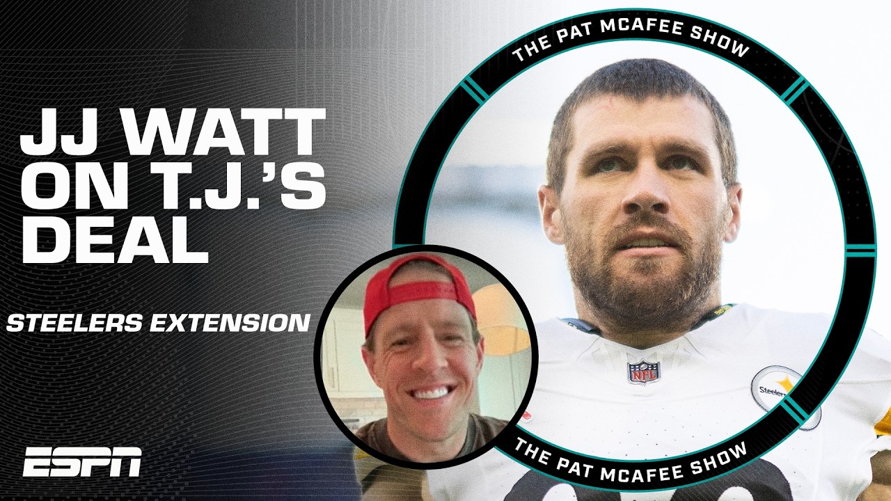 JJ Watt gives his take on T.J. Watt's massive Steelers extension 💰 | The Pat McAfee Show