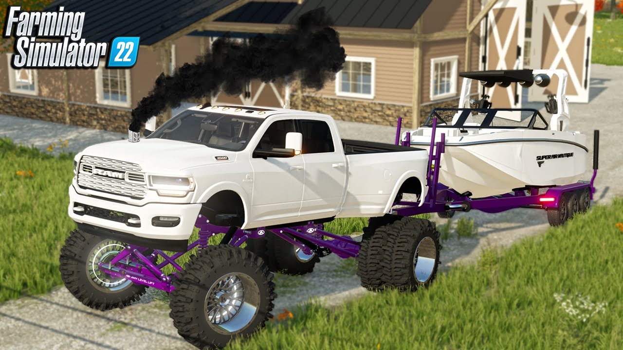 TURNING BLOWN UP AUCTION TRUCK INTO $400,000 SEMA DUALLY BUILD WITH MATCHING JET BOAT!