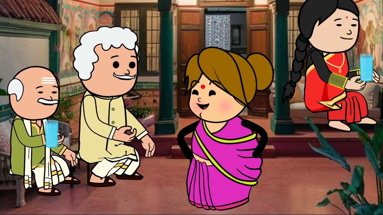 ಸೋಸೆ ತಂದ ಸೌಬಾಗ್ಯ ಮಲ್ಲಜ್ಜಿ ಸಂಸಾರ #cartoon uttar Karnataka kannada 