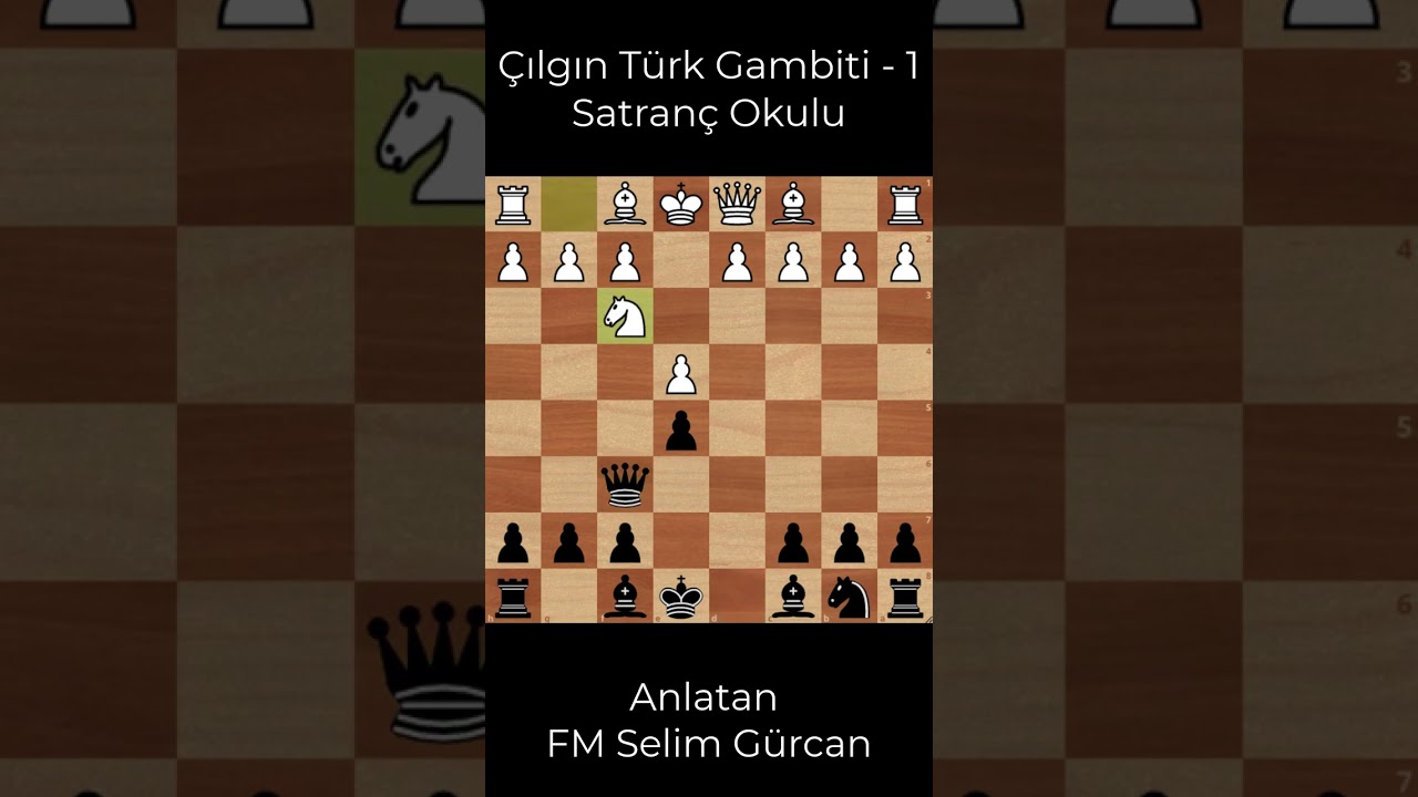 &Ccedil;ILGIN T&Uuml;RK GAMBİTİ - 1