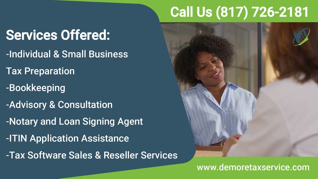 Tax Professional Service by De'More Tax Service LLC