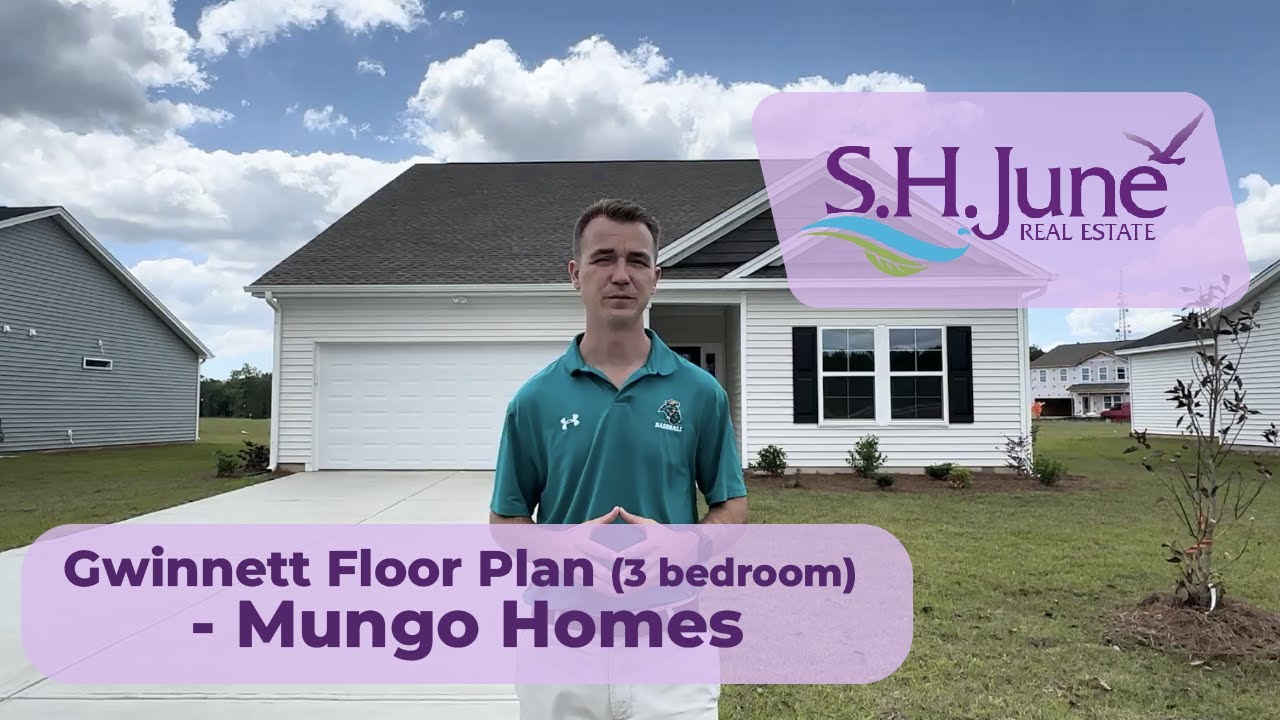Inside the Gwinnett Floor Plan (3-Bedroom) by Mungo Homes | Myrtle Beach New Home Tour