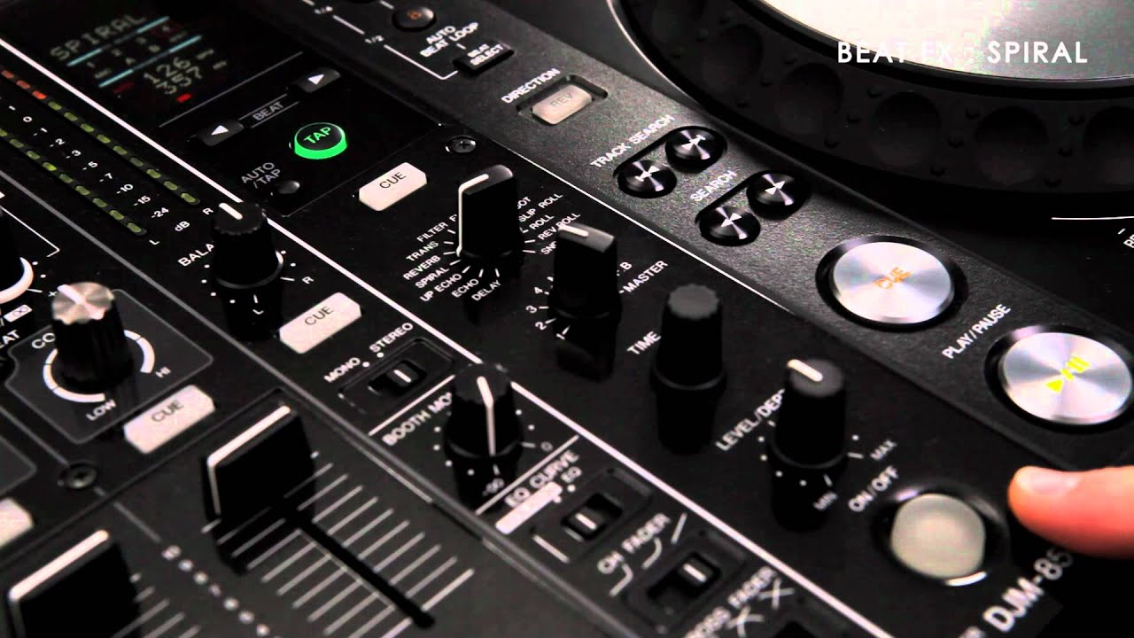 Pioneer performance mixer DJM-850 walkthrough