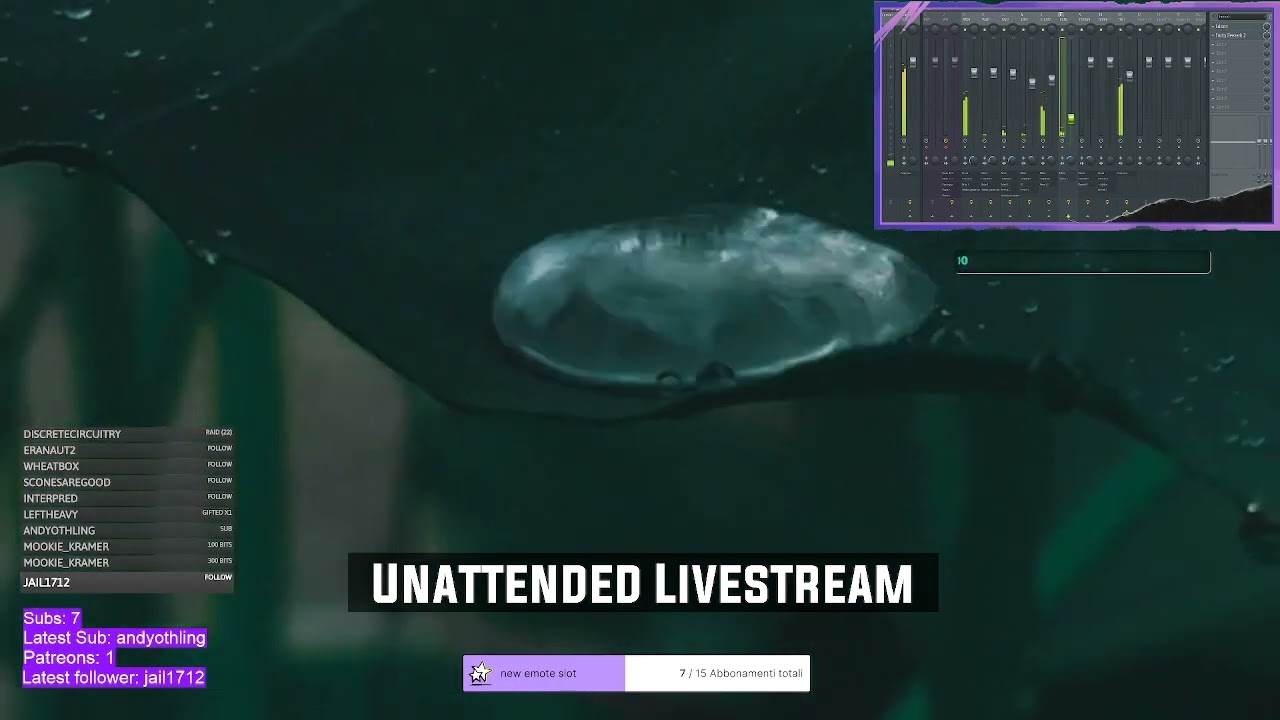 ambient and rain visual [Twitch ambient livestream]