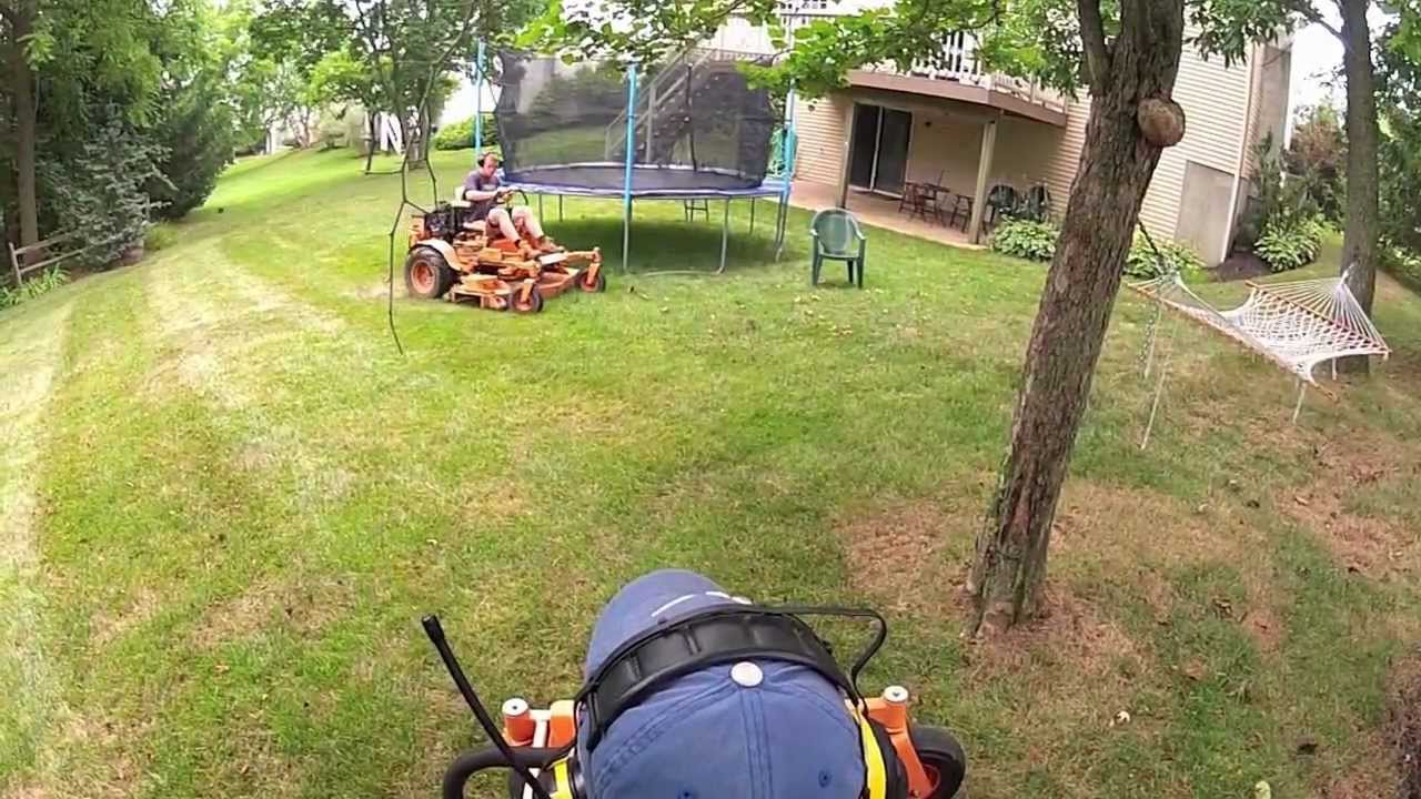 Scag Turf Tiger and Freedomz Mowing Action!