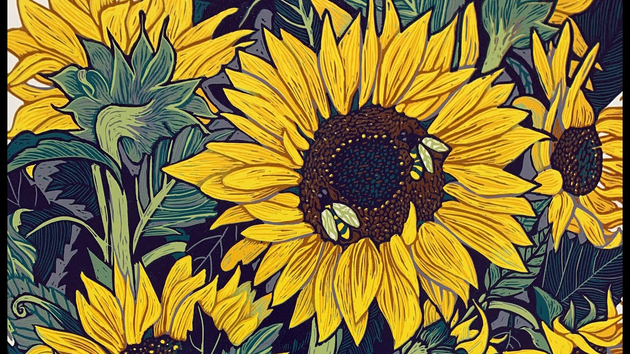 Reduction linocut 
