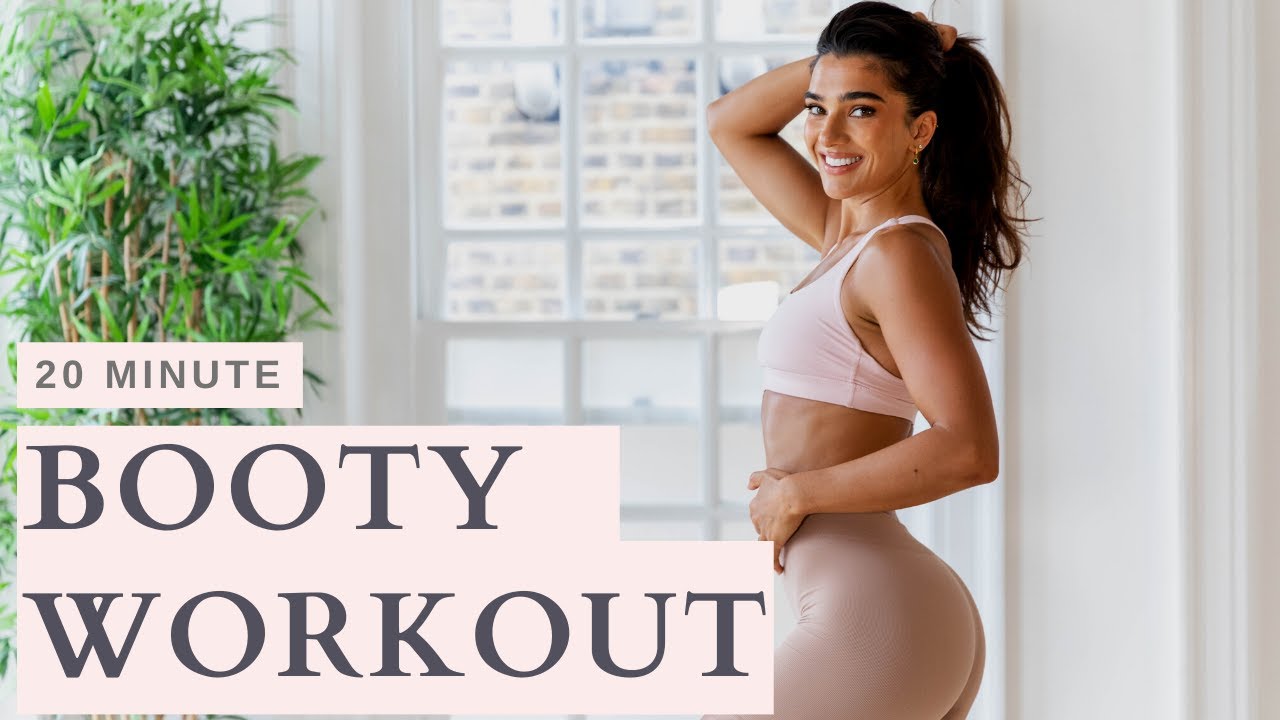 Follow Along Booty Workout | Home 20 Minute Quick Glute Workout | Stef Williams