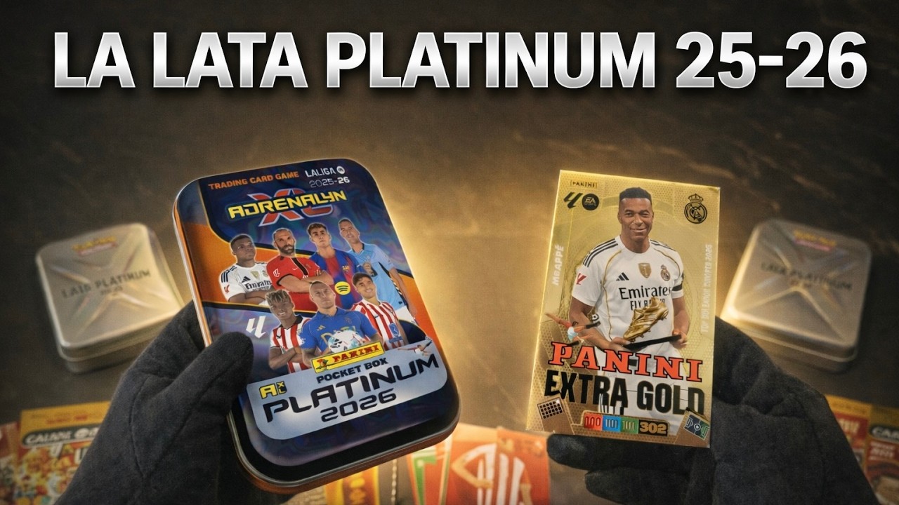 ABRO LATA PLATINUM + 10 SOBRES ADRENALYN XL 25/26  | SALE BALON DE ORO