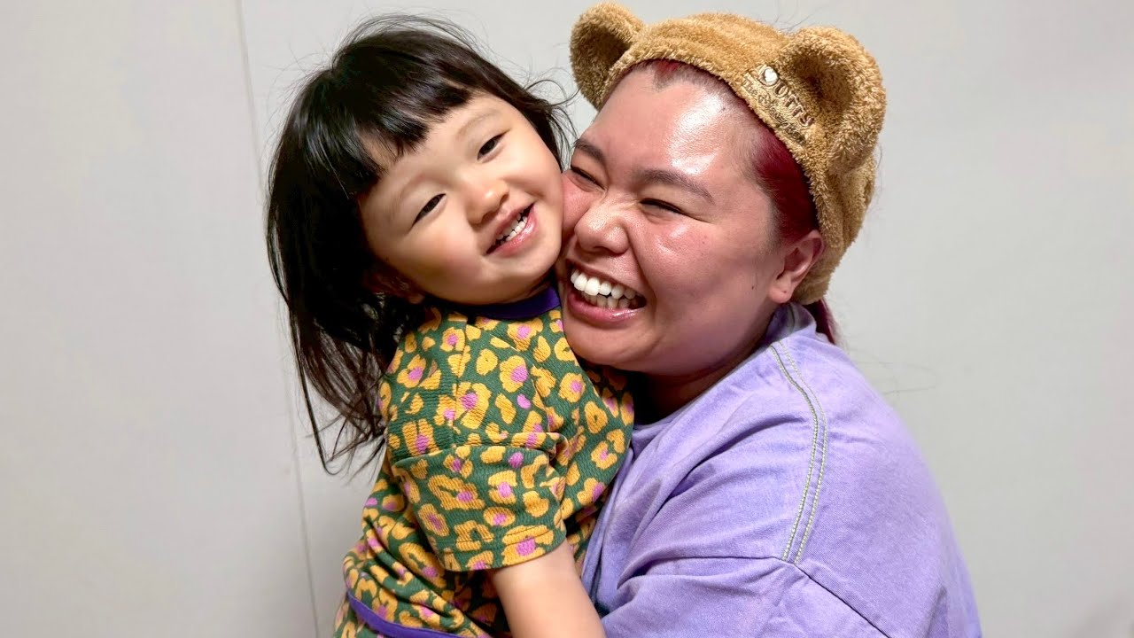 2才の娘と1ヶ月会えなくなるのでイヤイヤ期でケンカしながらも離れたくない日
