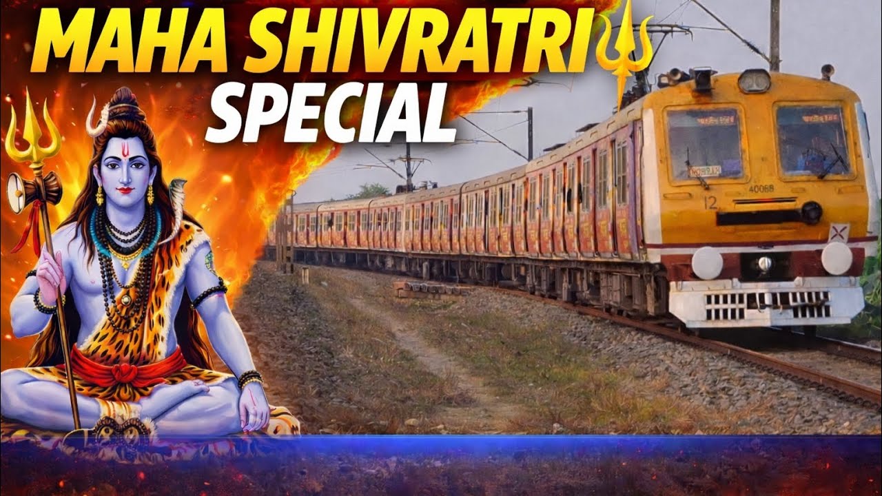 Shivratri Special Local Train 2026 🔥 | Har Har Mahadev
