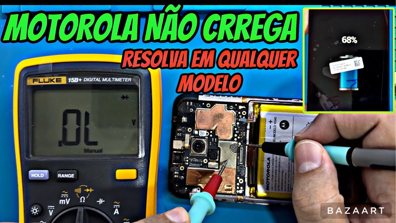 Motorola E7 Não carrega mesmo trocando conector de carga | Solução simples e sem dor de cabeça