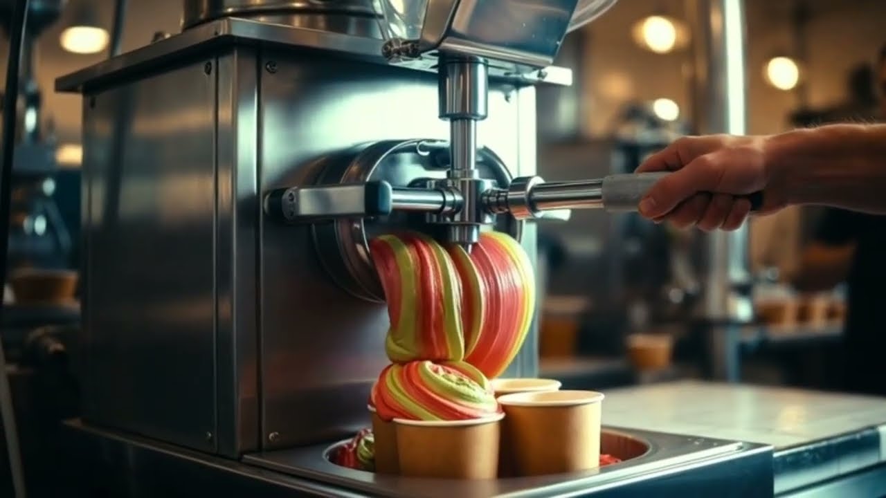 Satisfying Ice Cream Making | Real Machine SoundsOddly