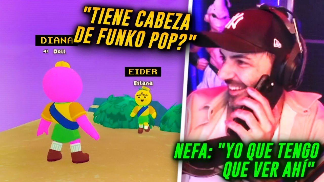 NEFA LLAMA a NEXXUZ en DIRECTO para que NO HABLEN de su CABEZA ENFRENTE de EIDER y DIANA 😆