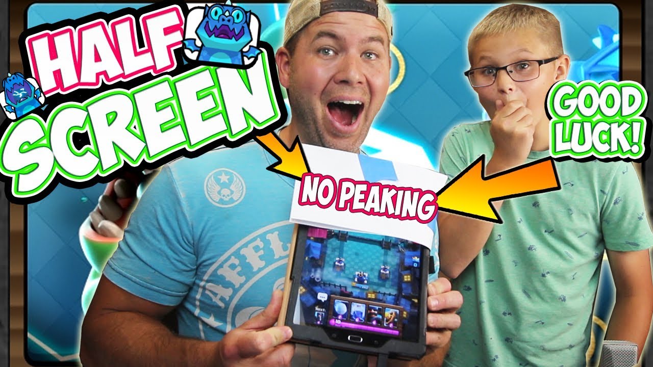 MY SON Makes ME COVER HALF MY SCREEN! Can I WIN!?