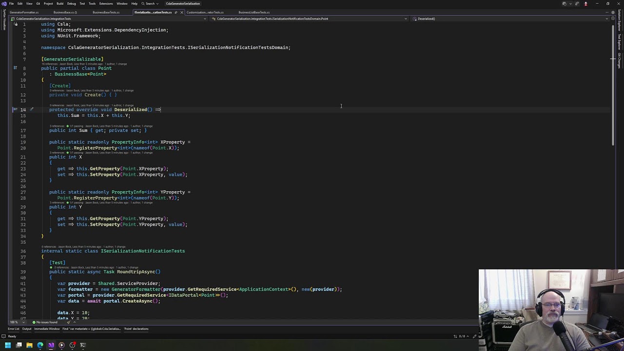 Random.Code() - Fixing a Deserialization Bug in CslaGeneratorSerialization