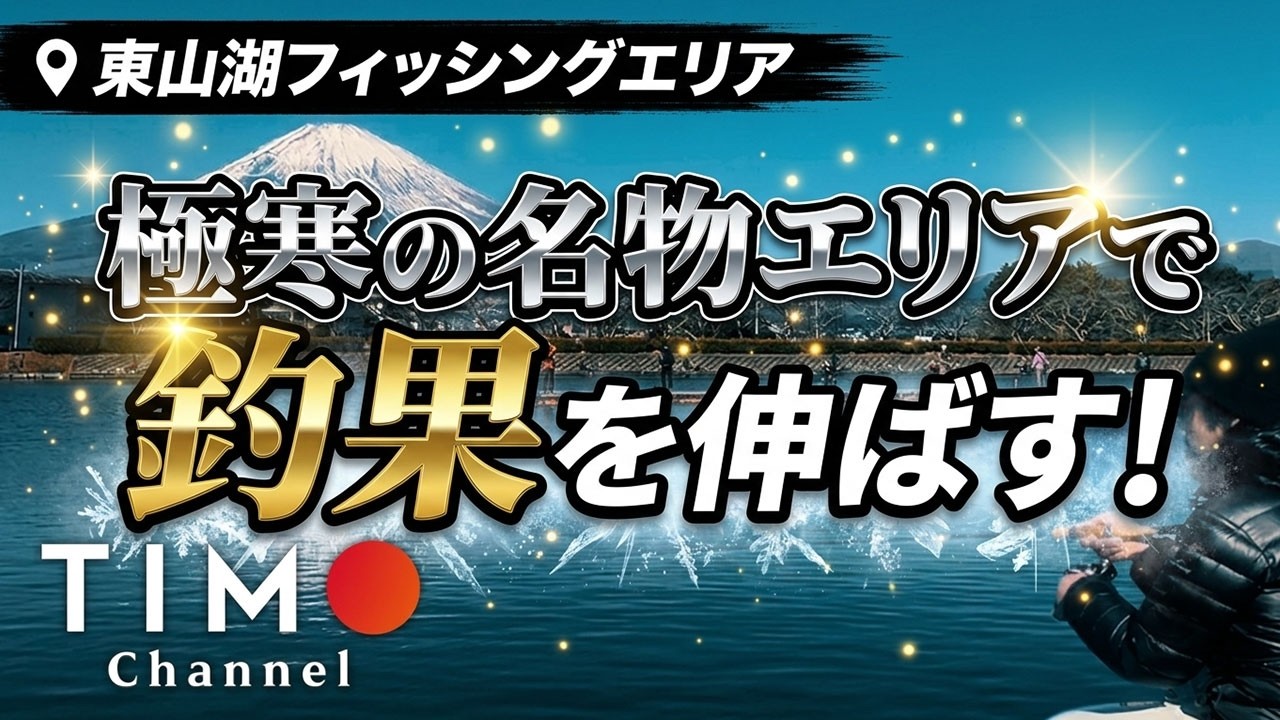 【東山湖フィッシングエリア】富士山の見える御殿場の人気管理釣り場で真冬のエリアトラウト