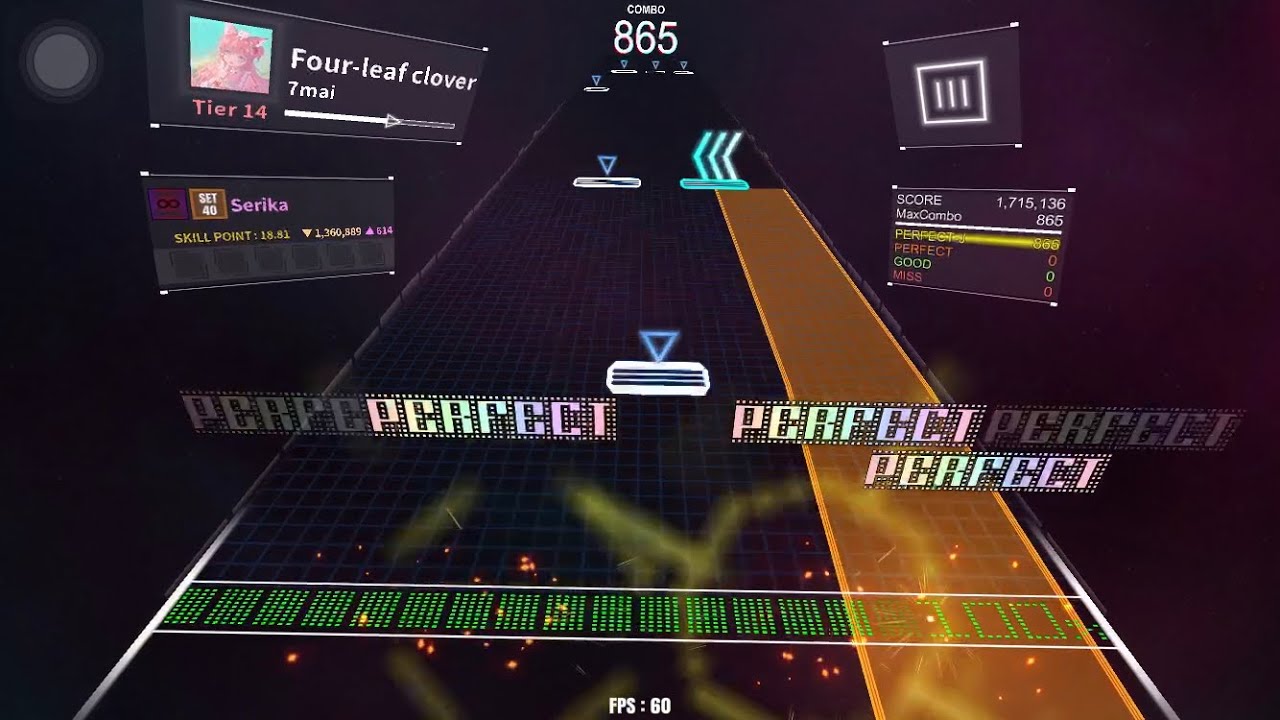 Four-leaf clover / Tier 14 / DanceRail3 譜面確認