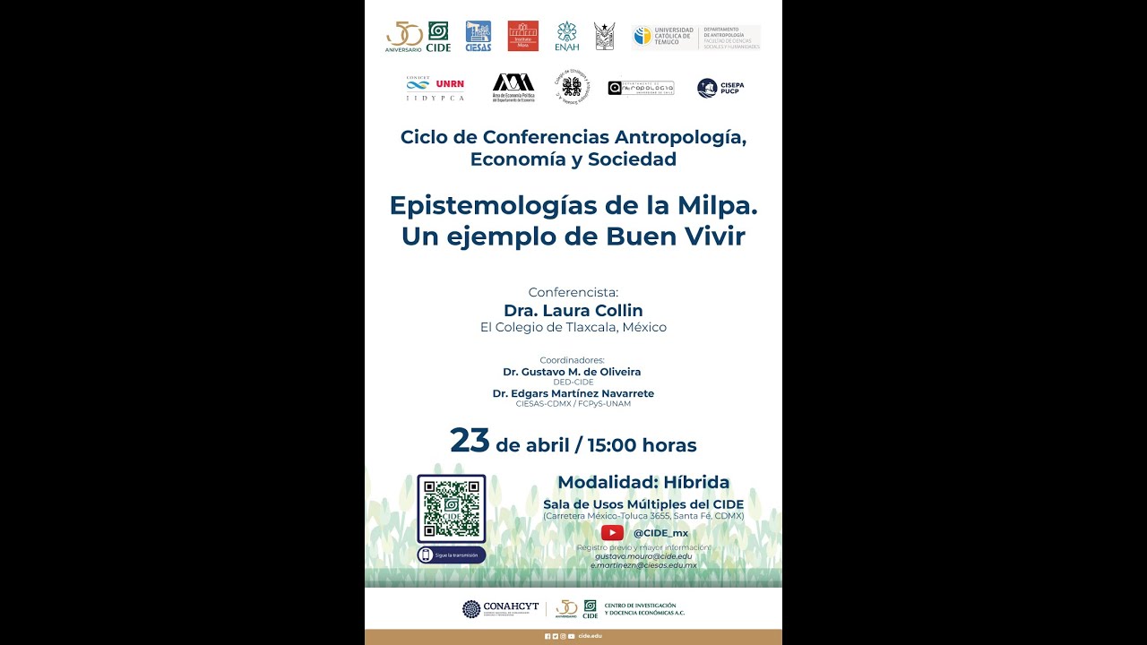 Conferencia: Epistemologías de la Milpa. Un ejemplo de Buen Vivir
