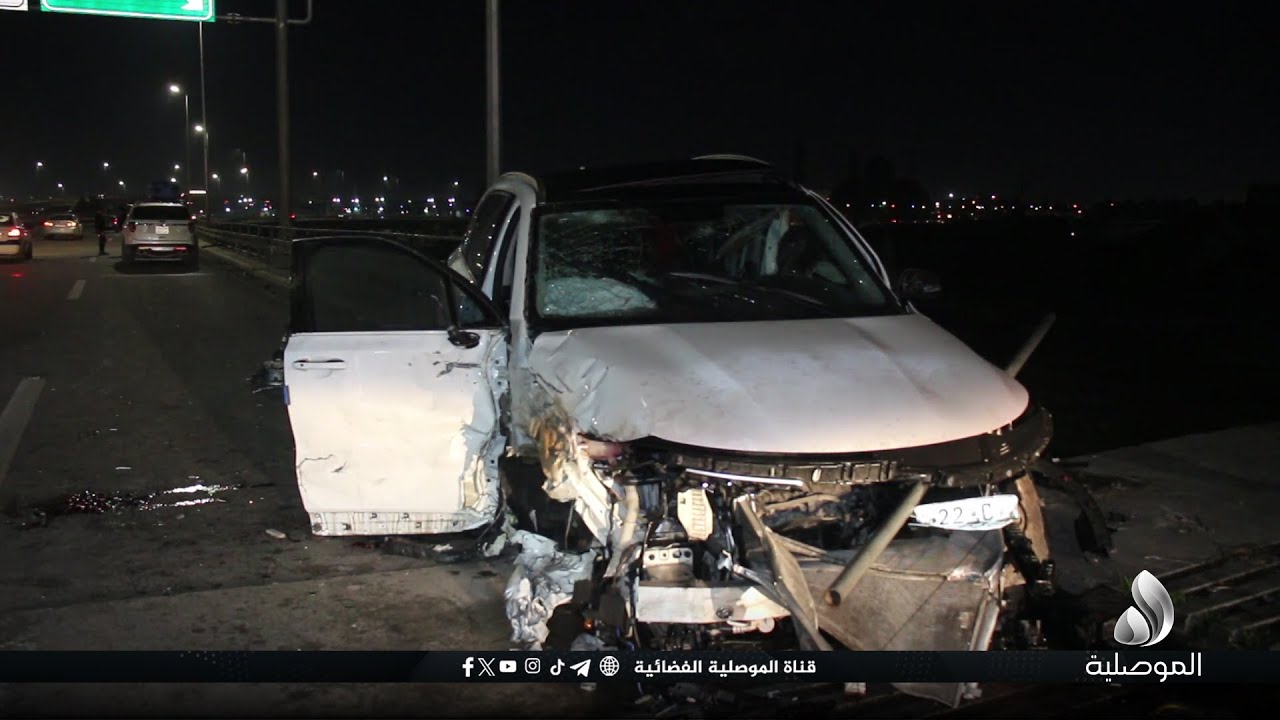 المستشفى الجمهوري:وفاة أحد مصابي حادث جسر الموصل الخامس و4 إصاباتهم تتراوح بين شديدة الخطورة ومتوسطة