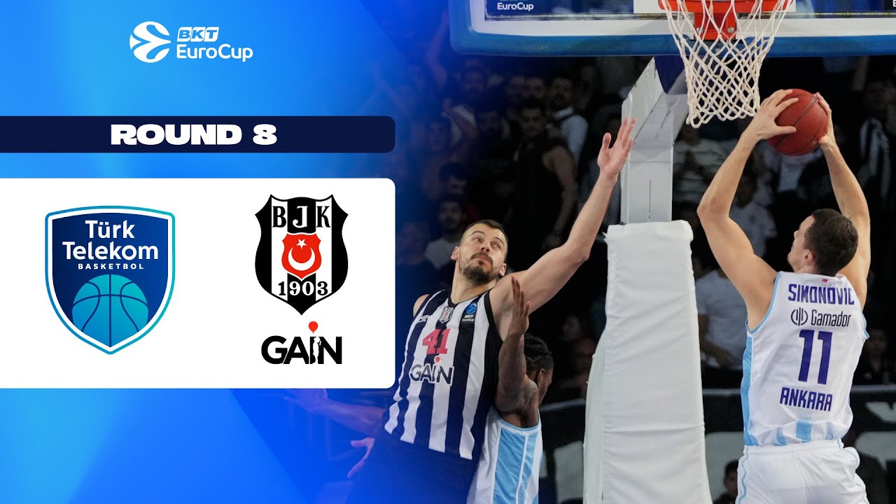 Turk Telekom Ankara - Besiktas GAIN Istanbul | Round 8 | EuroCup Basketball 2025-26