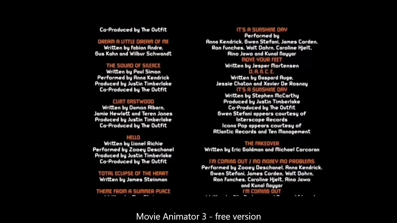 Trolls End Credits (2016) (Version 2)