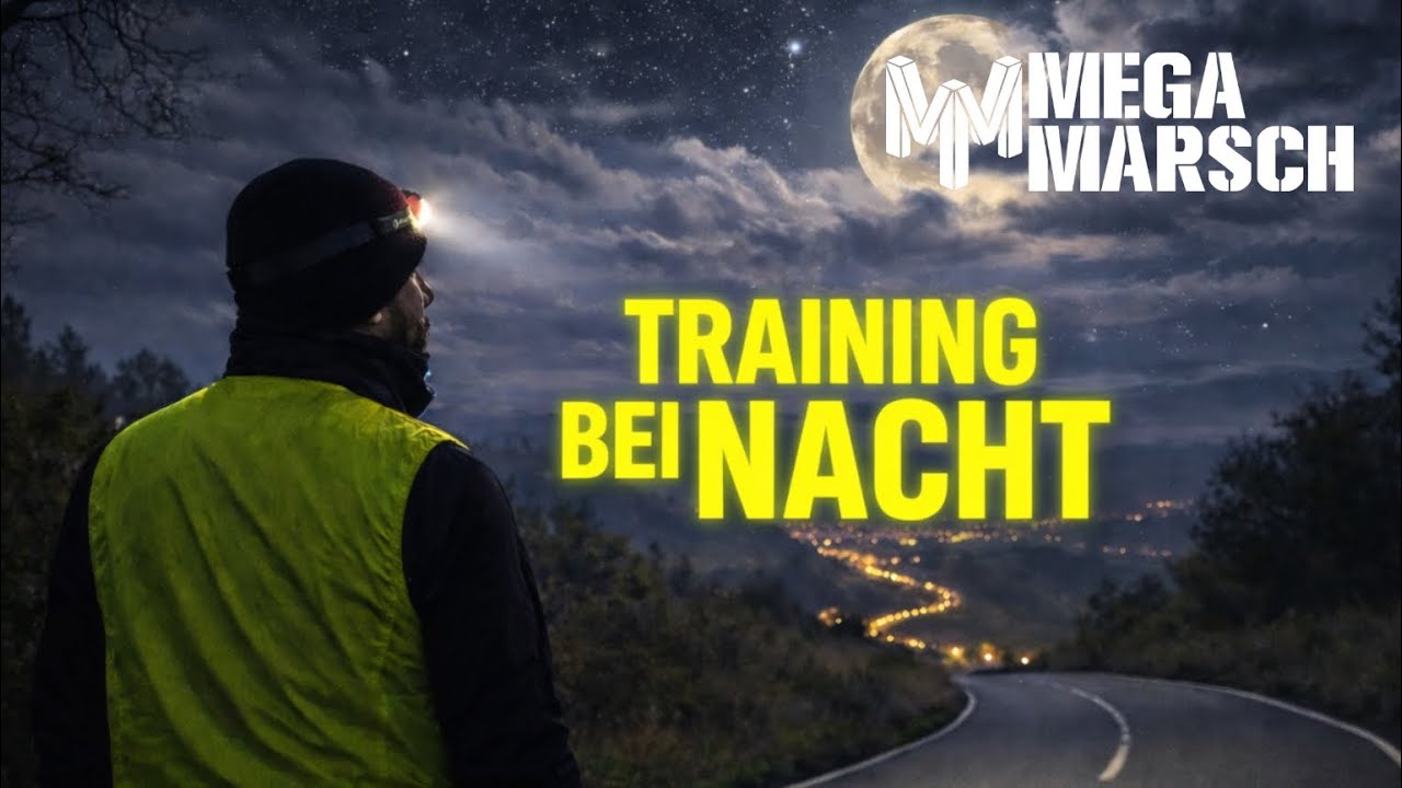 Nachtwanderung Training für den Megamarsch