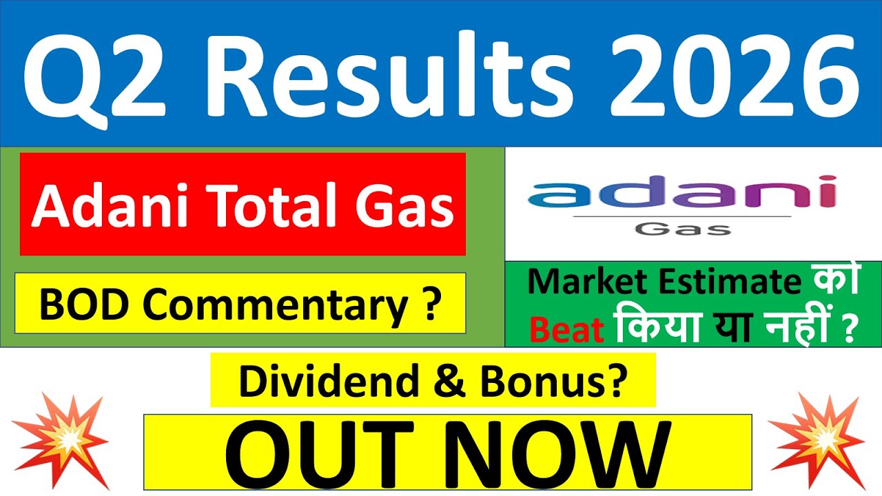 Adani Total Gas Q2 results 2026 | ATGL share results today | Adani Gas Share News | Adani Gas Share