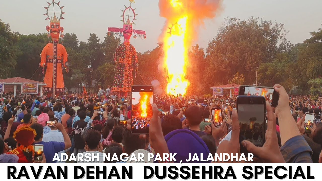 Happy Dussehra 2023 vlog Adarsh Nagar Jalandhar #shorts #dussehra #ravandahan 🚩 जय श्री राम 🚩