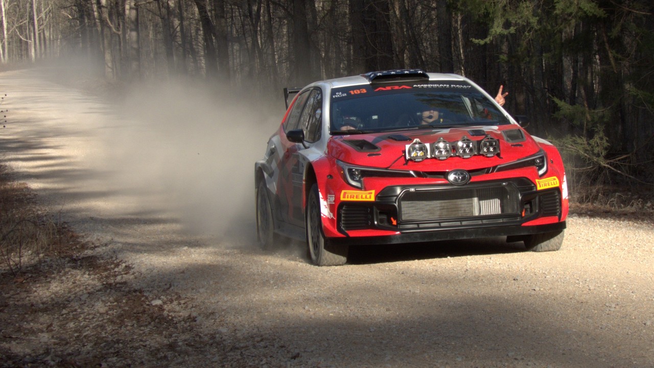 Seth Quintero and Topi Luhtinen #103 at Rally in the 100 Acre Wood Rally!