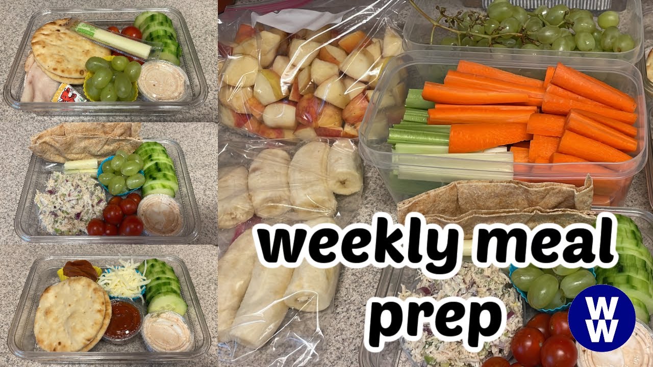 EASY MEAL PREP | Adult Lunchables | Bento Boxes | WW Points + Calories | Journey to Healthy
