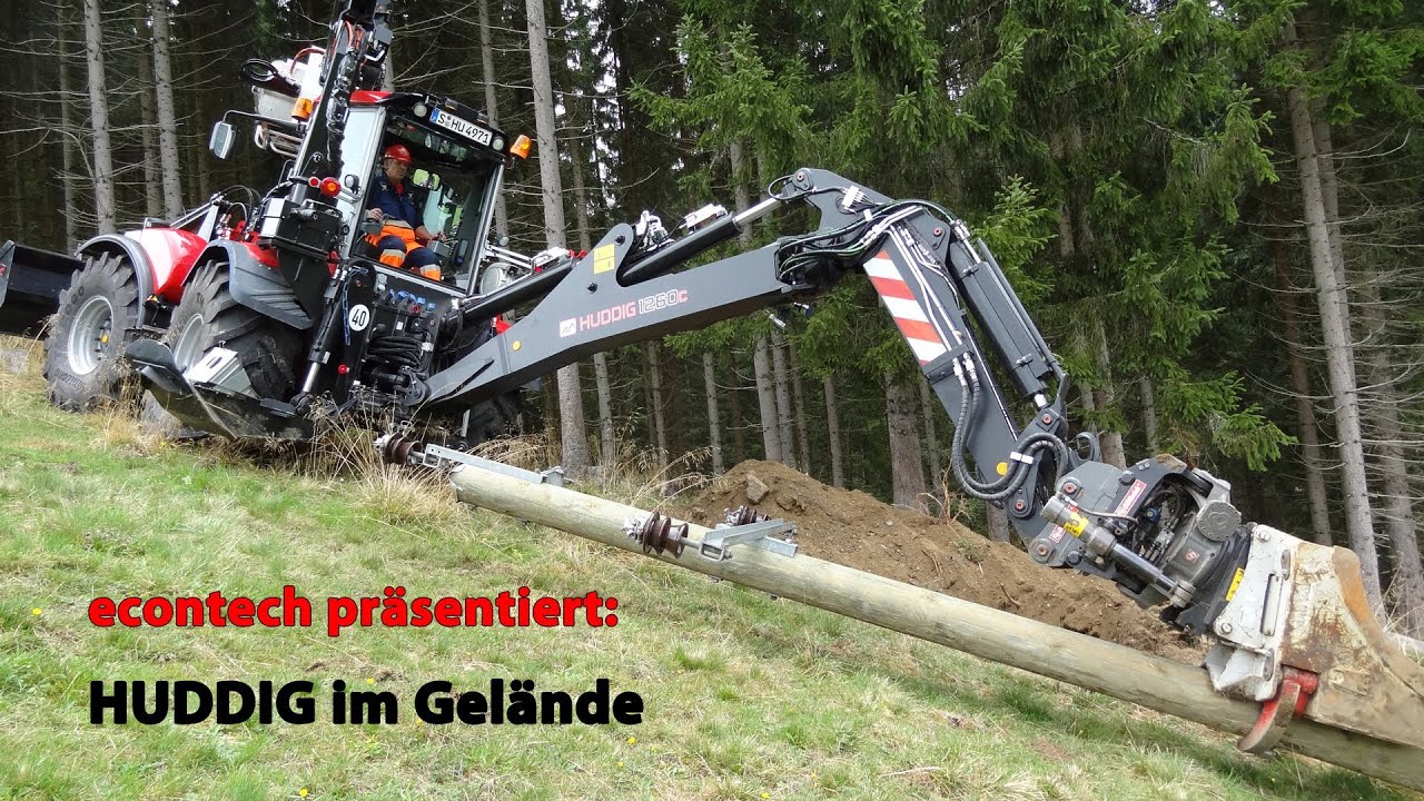 Mastenwechsel im Gelände - Pole change in difficult terrain!