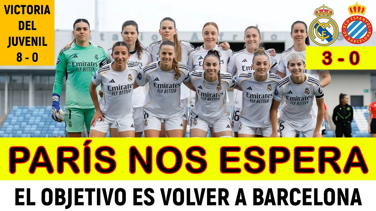 🟥VICTORIA CÓMODA (3-0) CONTRA EL RCD ESPANYOL 🟥AHORA A PARÍS BUSCANDO LLEGAR A BARCELONA