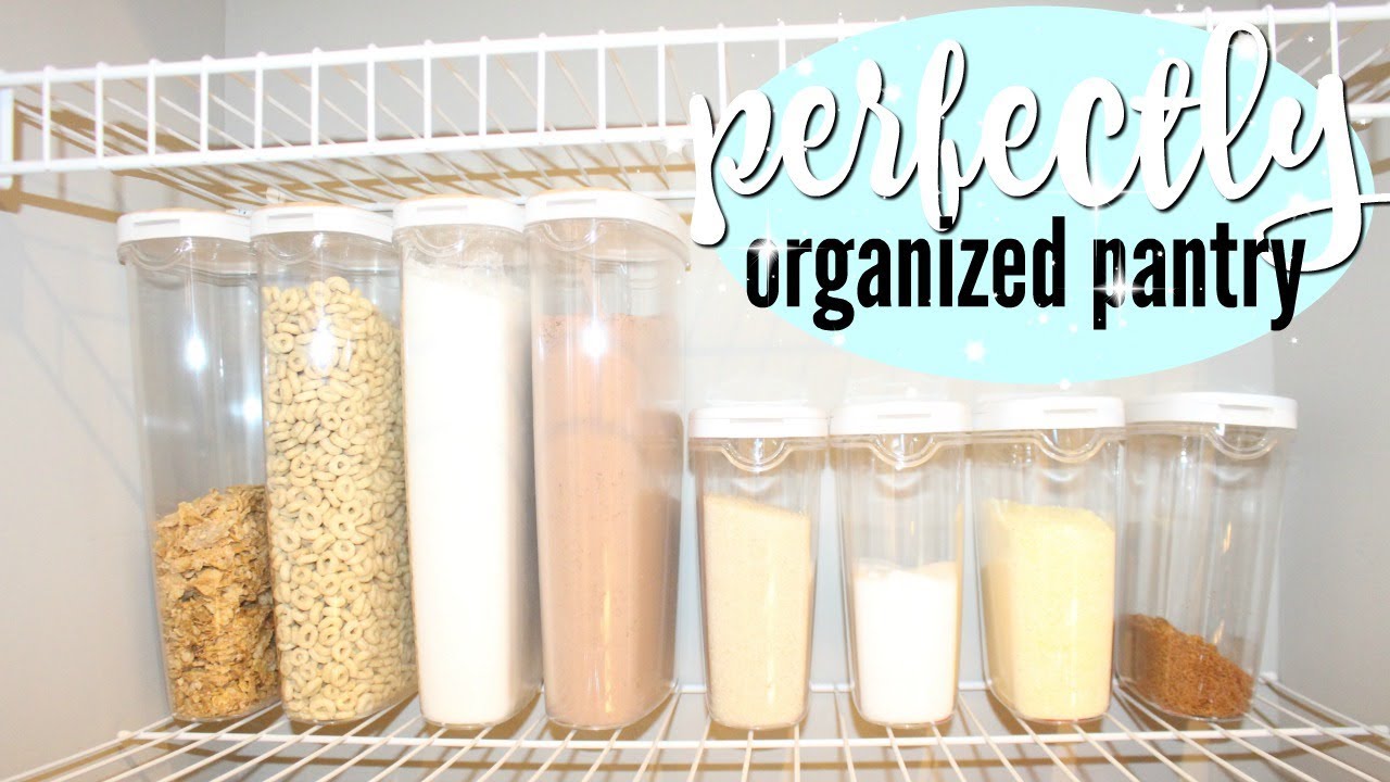 ORGANIZE AND DECLUTTER WITH ME 2017 // DOLLAR TREE PANTRY ORGANIZATION // DECLUTTER!