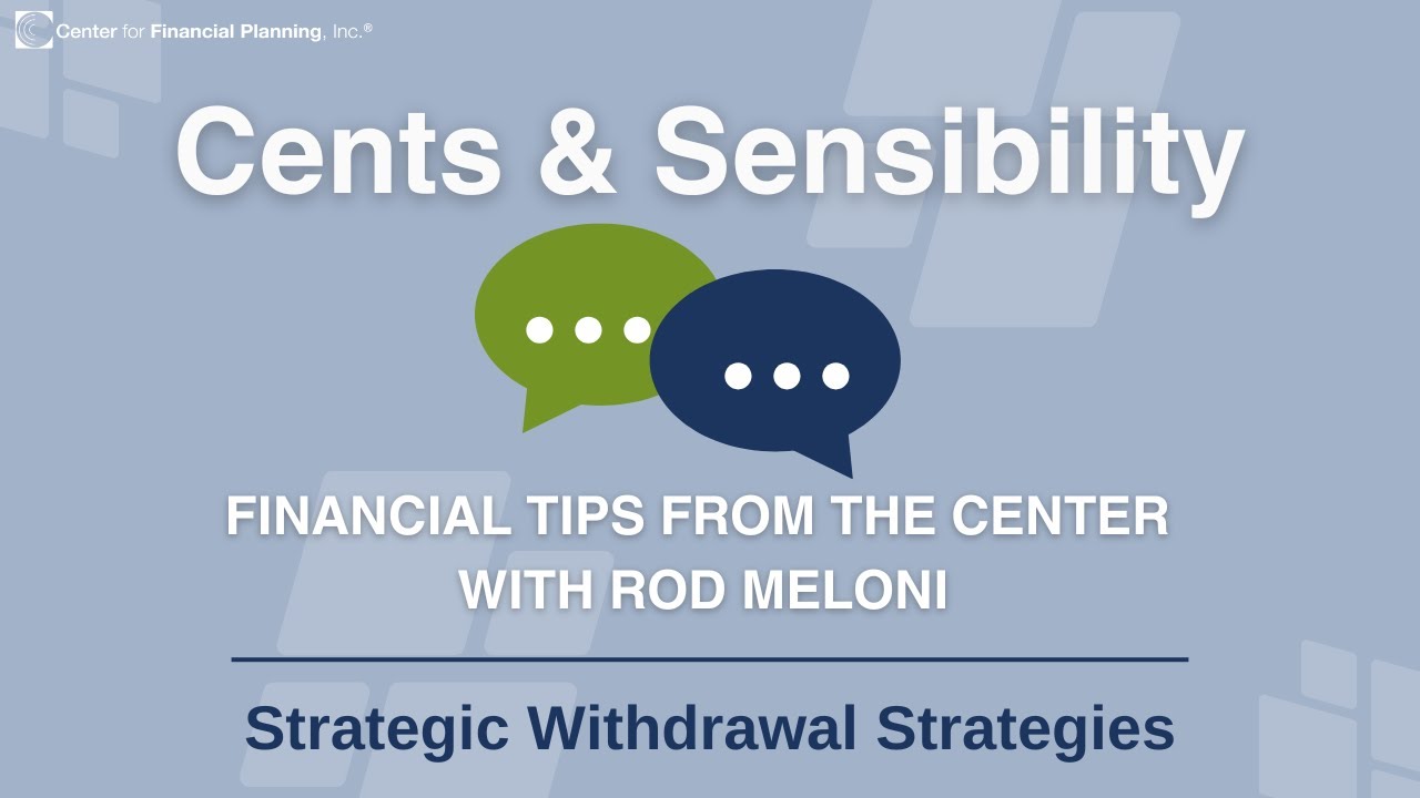 Strategic Withdrawal Strategies | Cents & Sensibility