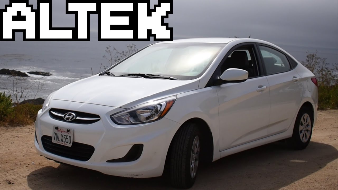 A Hyundai Accent on a Mountain Road Is Surprising Fun